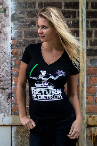 Detroit t shirts women's hotsell
