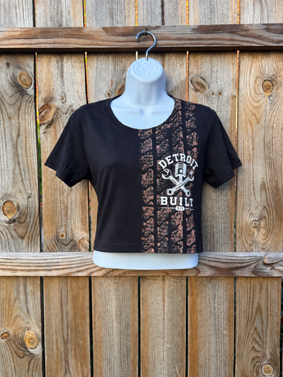 Detroit Built Tire Ladies Crop Tee