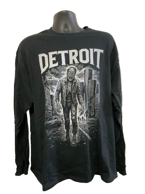 Detroit Zombie long sleeve tee