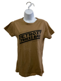 Ladies Strikes Back brown tee