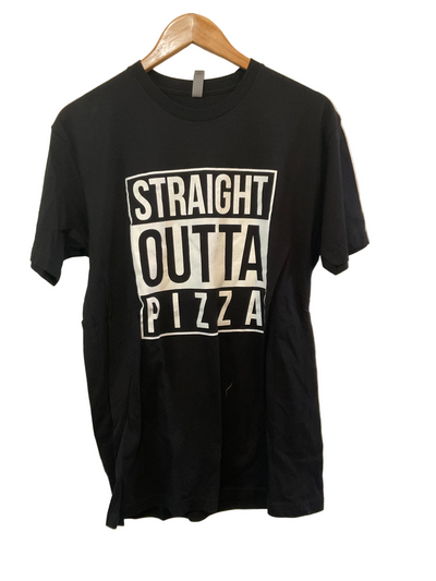 Straight Outta pizza men’s T-shirt