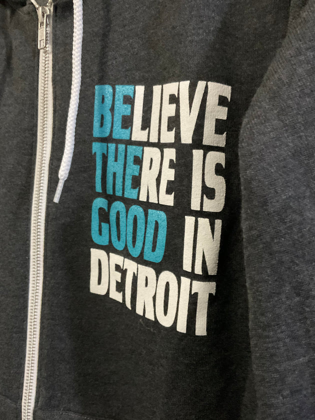 Be The Good unisex zip up hoodie