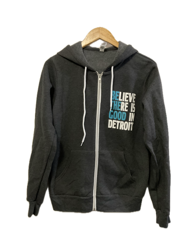 Be The Good unisex zip up hoodie