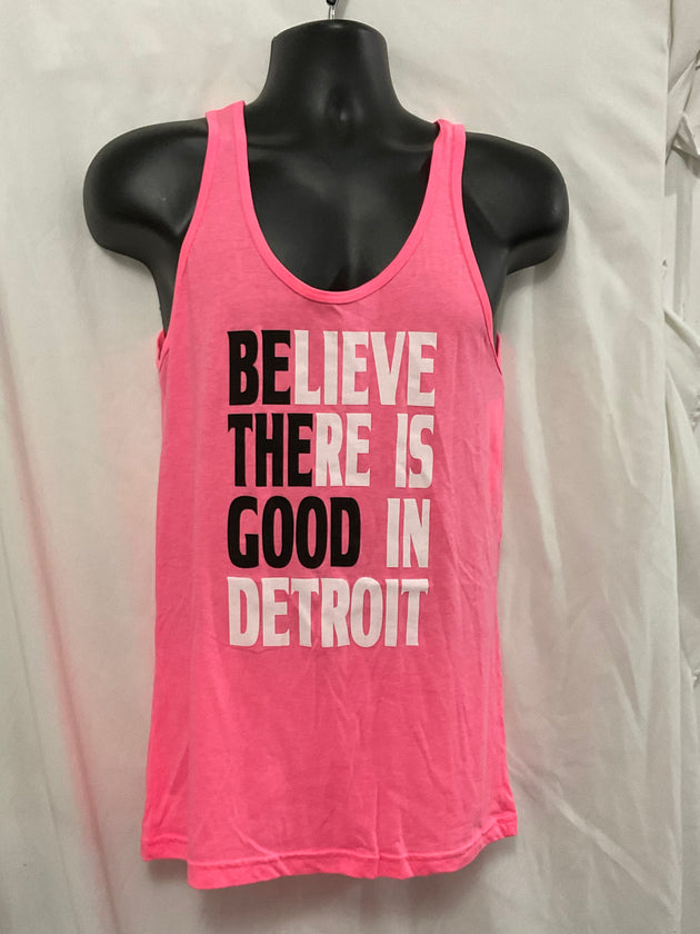 Believe There is Good in Detroit unisex Tank