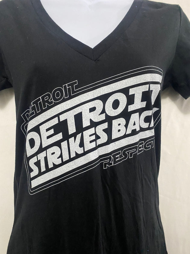 Detroit Strikes Back ladies v neck